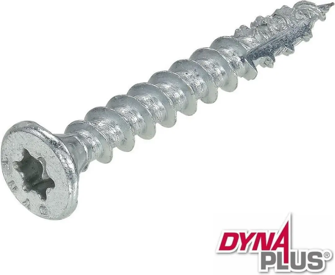 Dynaplus Unischroeven Torx 30 6x40mm - 100 Stuks - Verzinkt