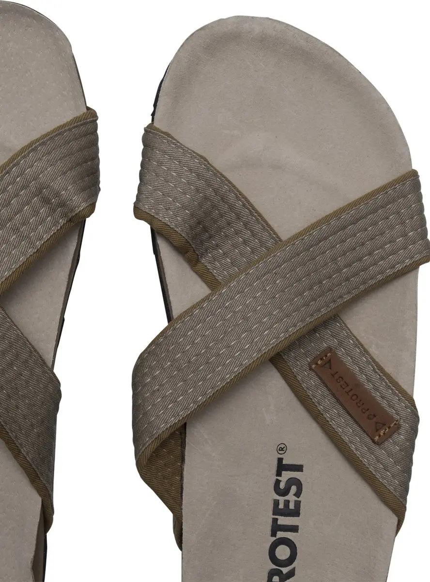 Protest Pingaa Teenslippers Heren - Coffee