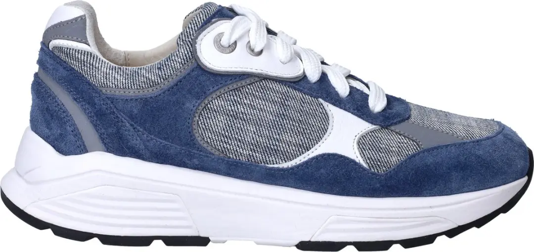 Dames Veterschoenen Xsensible Helix Denim Combi G Jeansblauw