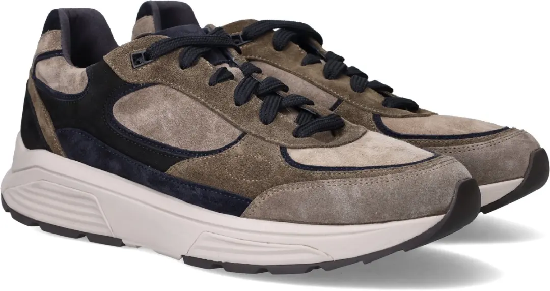 Xsensible Manhattan Suède Heren Sneakers - Bruin - Maat 47