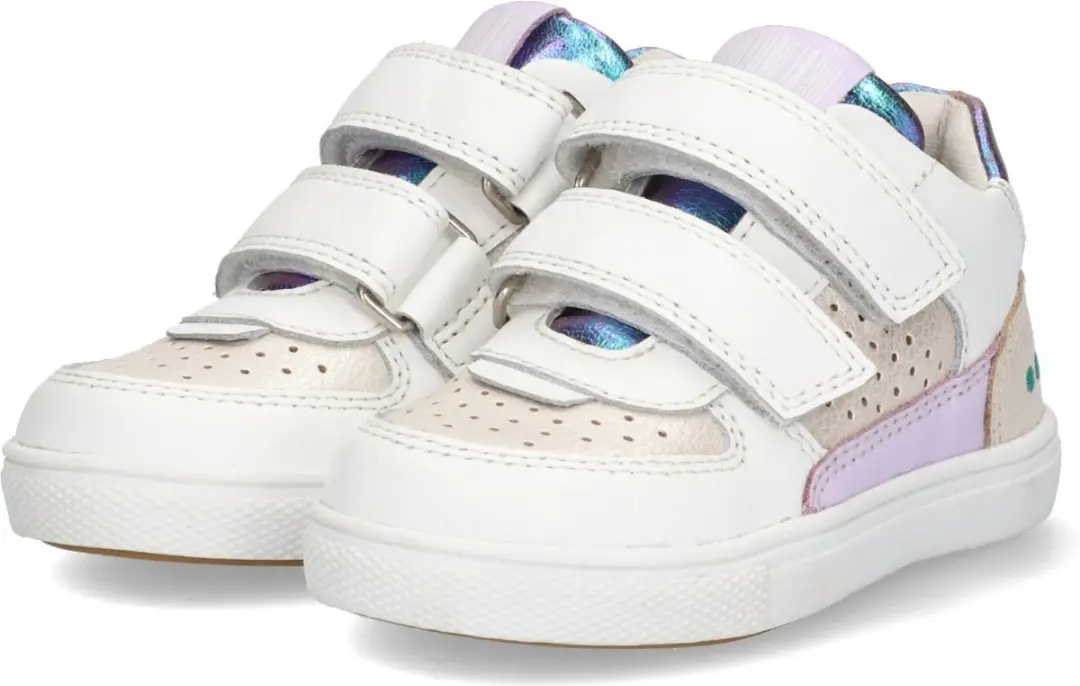BunniesJR Meisjes Lage Sneakers 224321-500 - Wit/Paars - afbeelding 6 van 6