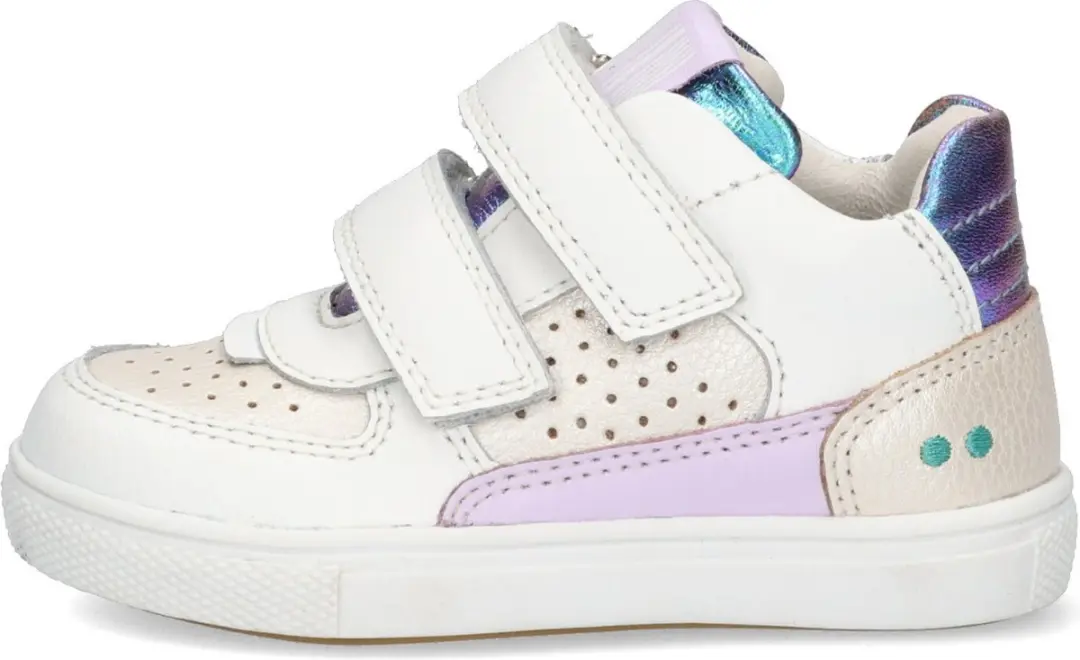 BunniesJR Meisjes Lage Sneakers 224321-500 - Wit/Paars