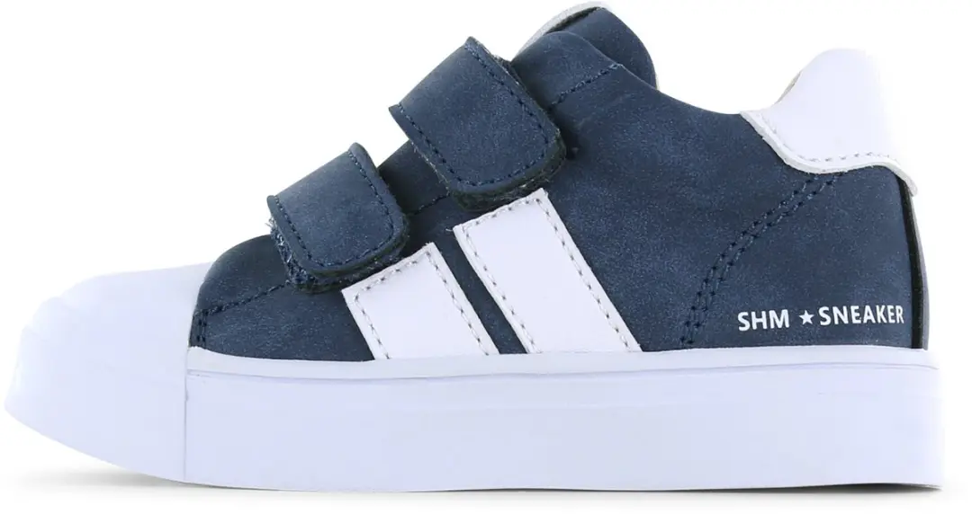 Shoesme Donkerblauwe Sneaker Met Witte Stripings