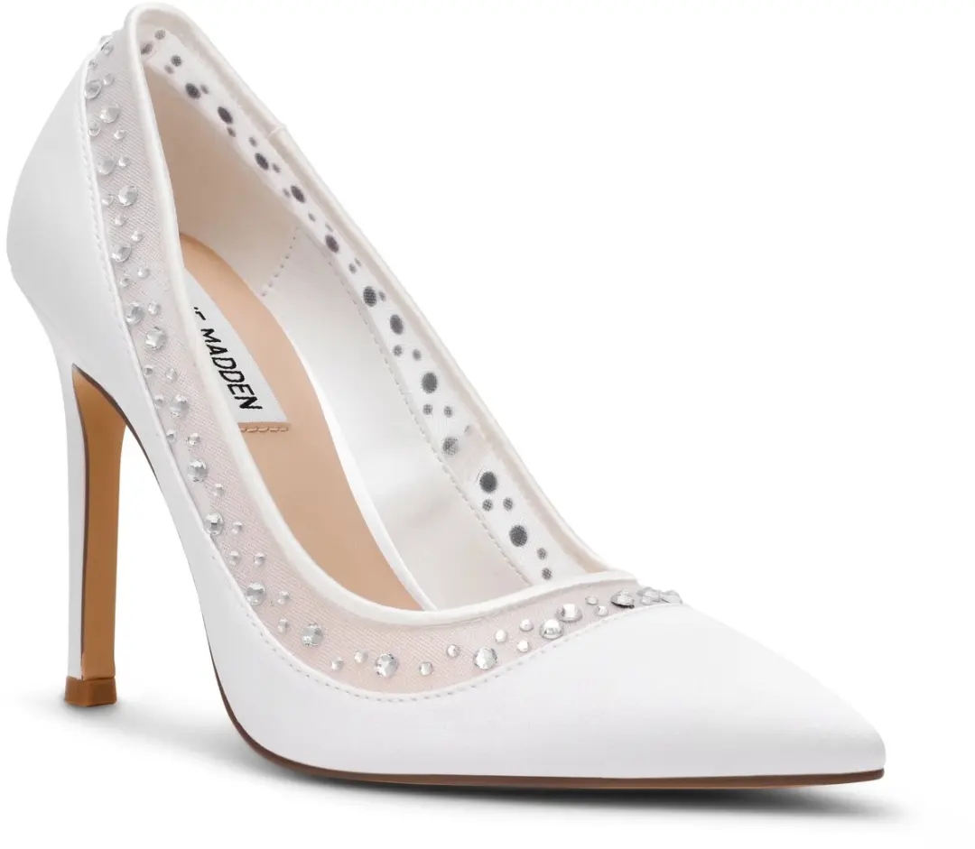 Steve Madden Sleeker Damesschoenen - 40 - ivoor