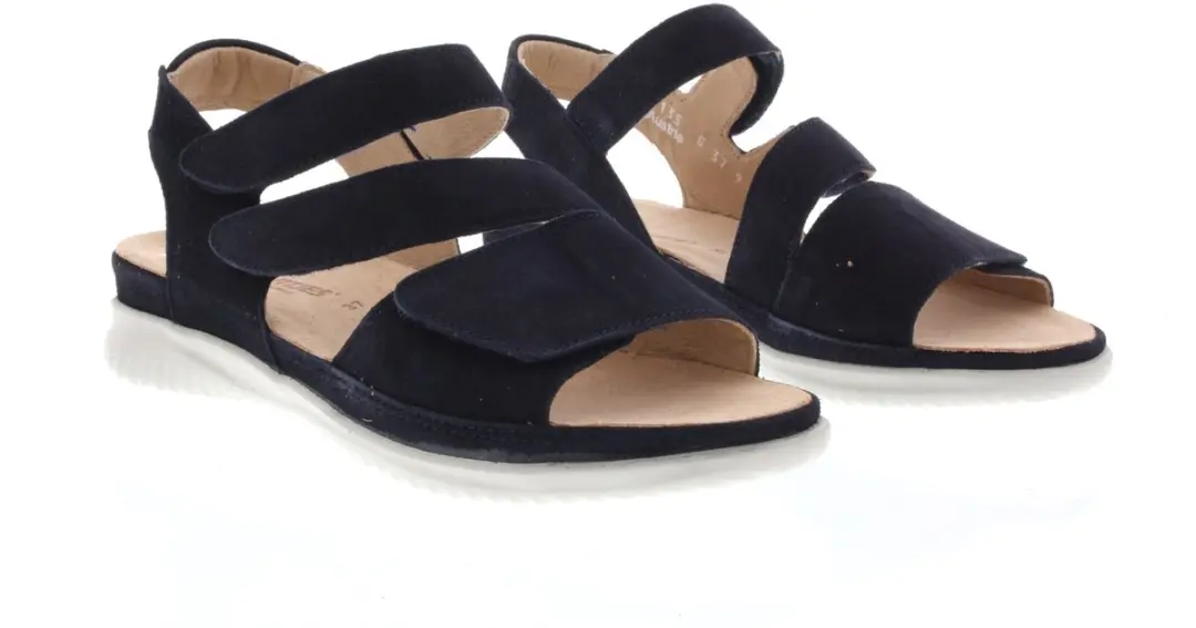 Hartjes Breeze Sandalen 132.1135/30 - Blauw Suede - Dames 37