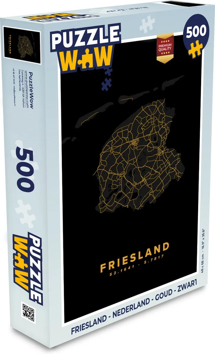 PuzzleWow Friesland Legpuzzel 500 Stuks