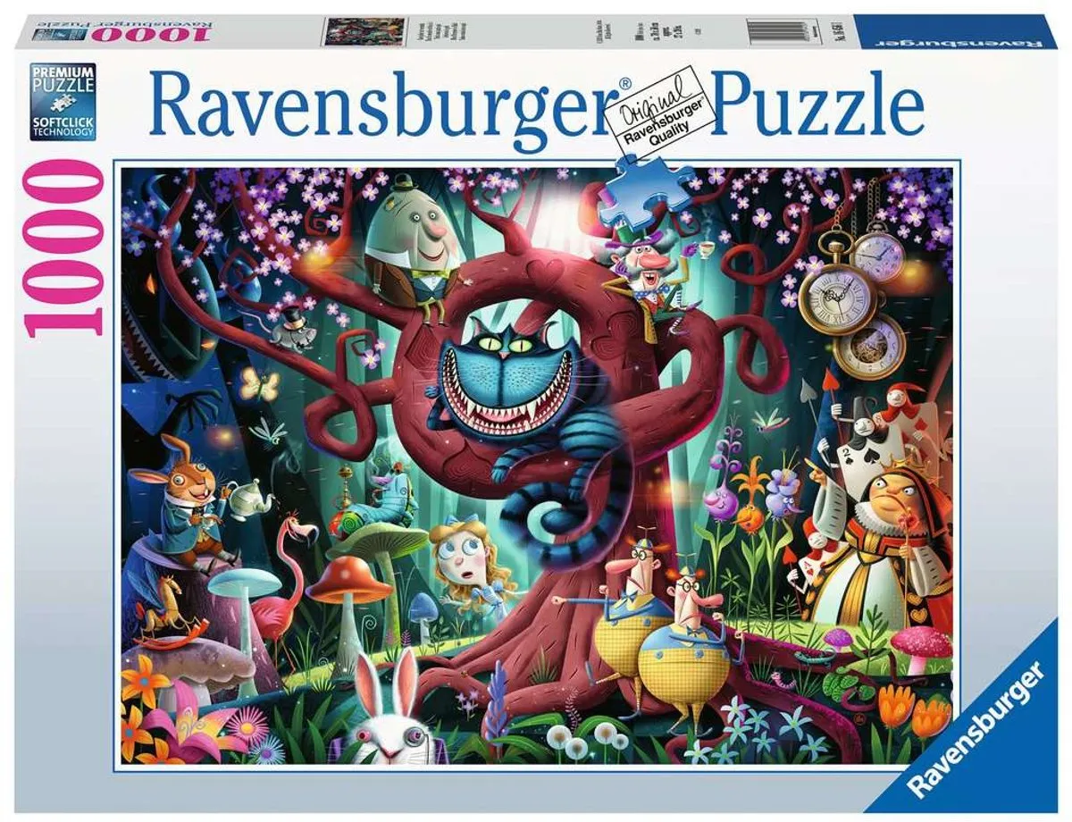 Ravensburger Alice in Wonderland Puzzel 1000 Stuks - Multicolor - afbeelding 2 van 4