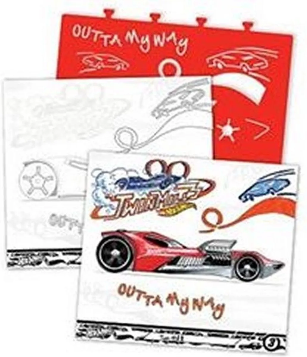 Hot Wheels Car Design Mini Sketchbook 40 Pagina's
