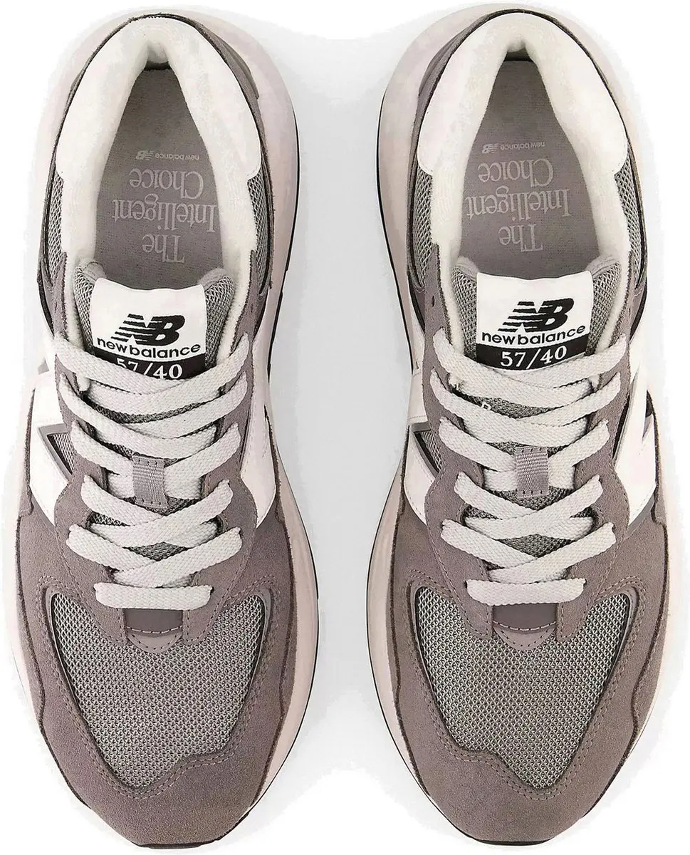 New Balance 57/40 Sneakers - Maat 44.5 - Donker grijs/Wit - afbeelding 5 van 6