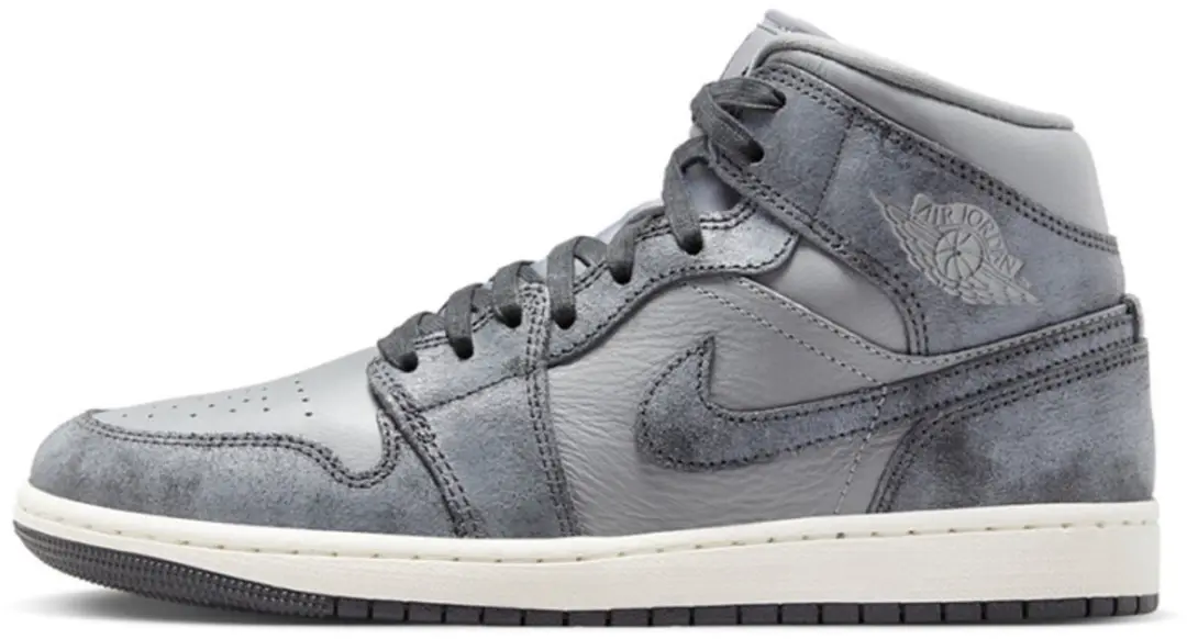 Jordan 1 Mid Distressed Smoke Grey (Women's)