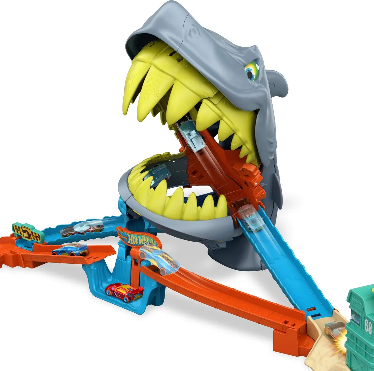 Hot Wheels City Haaienstrand JHL96 Speelset - Multicolor