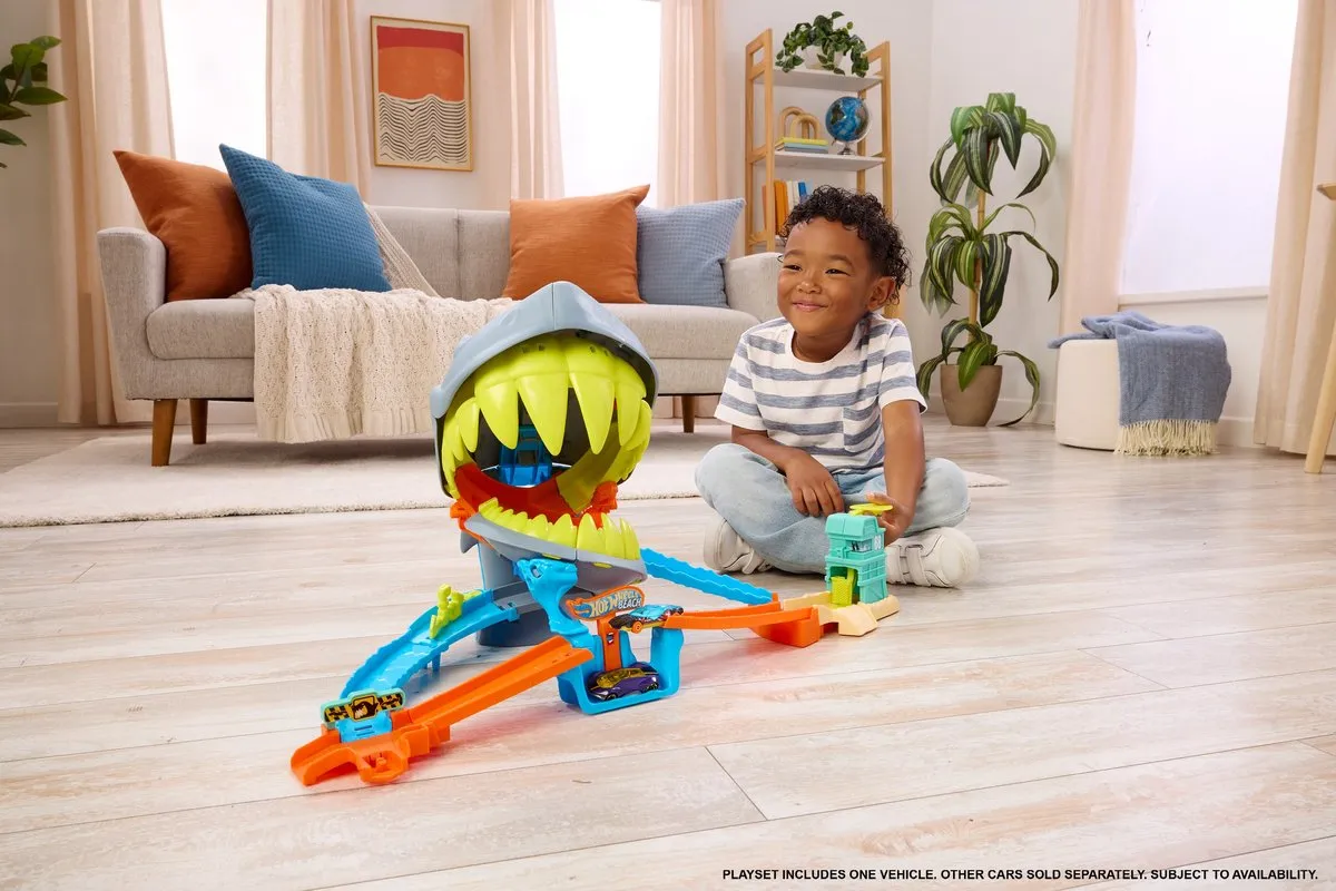 Hot Wheels City Haaienstrand JHL96 Speelset - Multicolor