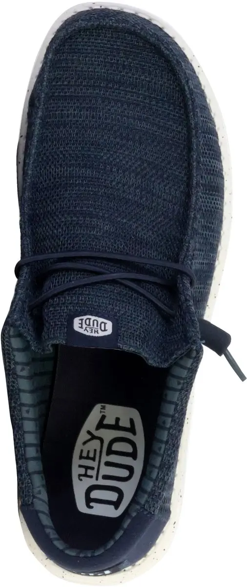 HEYDUDE Wally Stretch Sox Instappers blauw - Maat 44 - afbeelding 5 van 6
