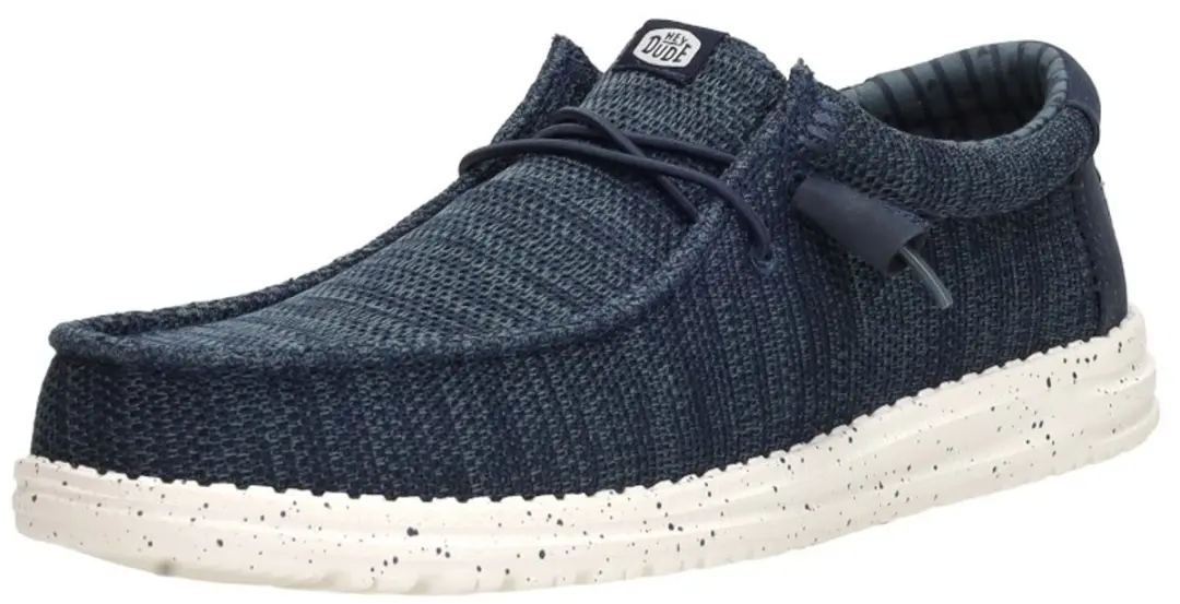 HEYDUDE Wally Stretch Sox Instappers blauw - Maat 44 - afbeelding 4 van 6