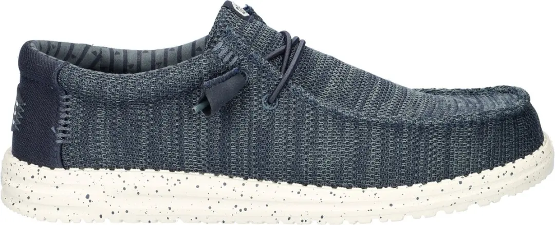 HEYDUDE Wally Stretch Sox Instappers blauw