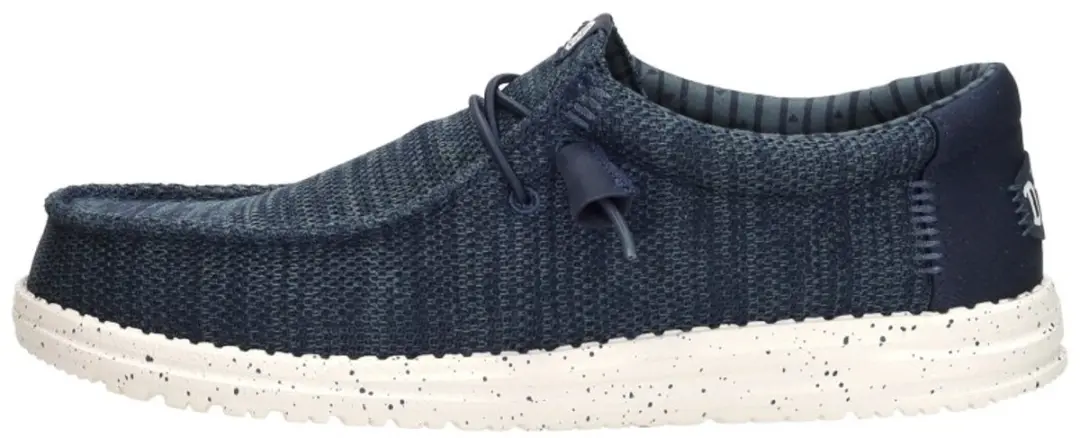 HEYDUDE Wally Stretch Sox Instappers blauw - Maat 44 - afbeelding 2 van 6
