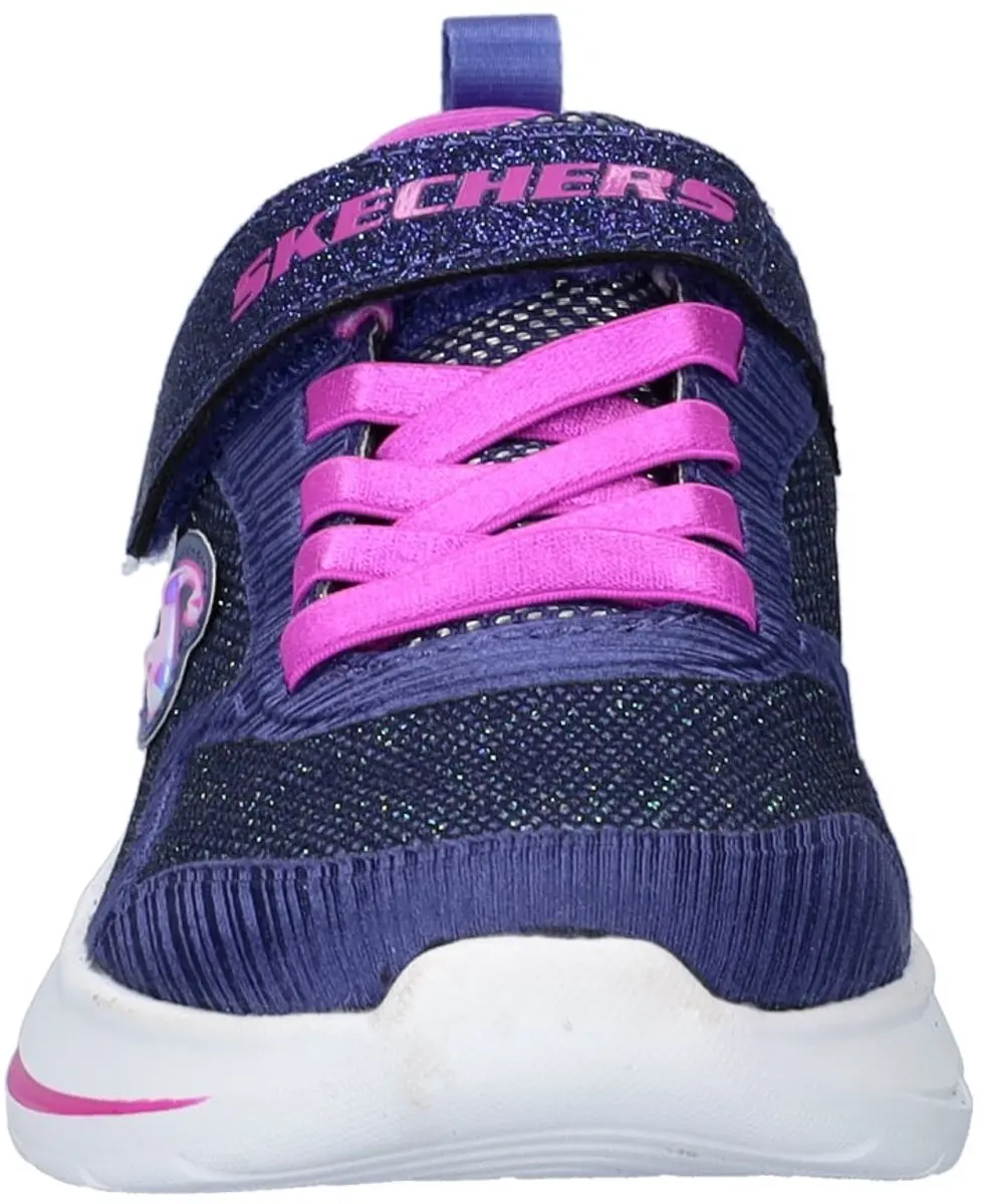 Skechers Wave 92 Meisjes Sneaker - Blauw - afbeelding 6 van 6