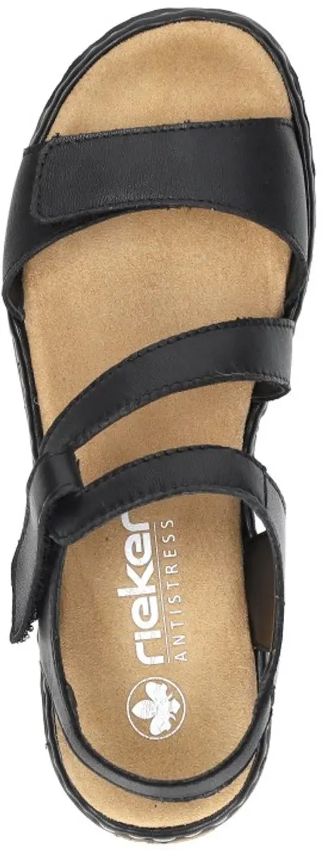Rieker 211276 Sandalen - Zwart
