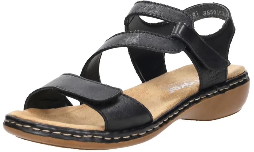 Rieker 211276 Sandalen - Zwart