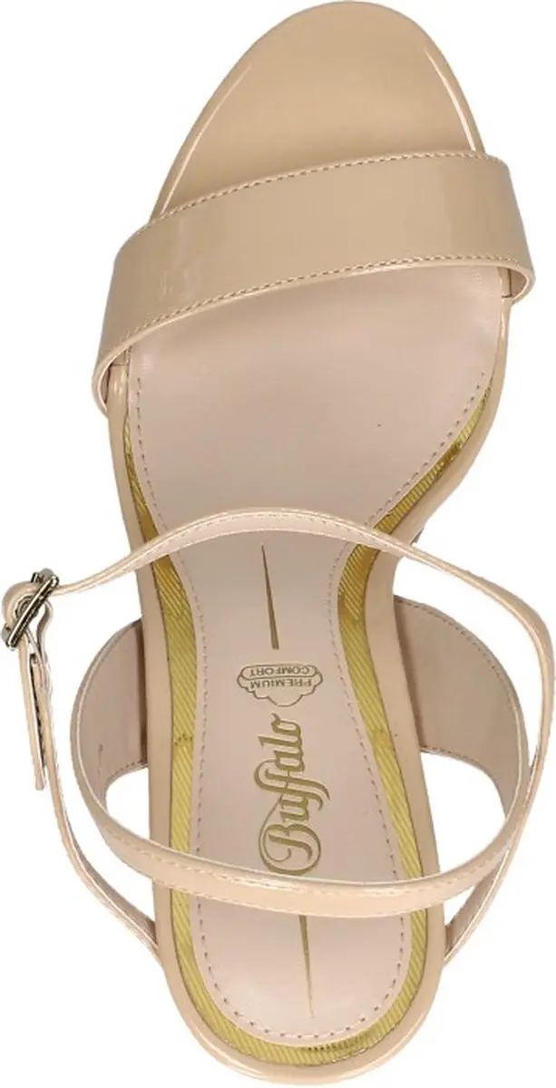 Buffalo Jean Neat Sandalen Hak - Beige - Maat 41