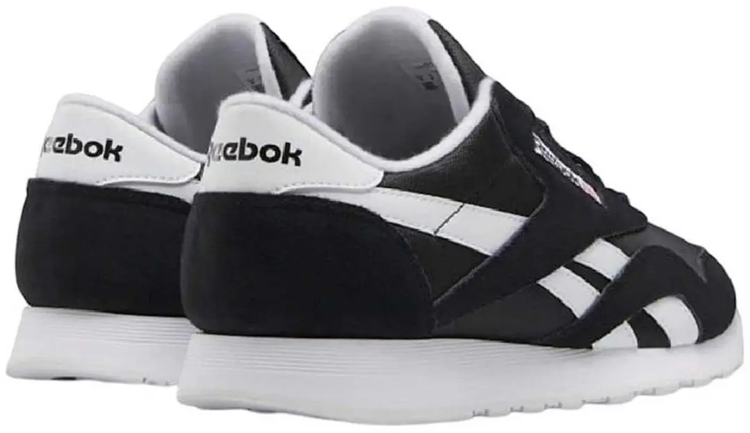Reebok Classic Nylon Schoenen - 39 - Zwart/Wit - afbeelding 4 van 6