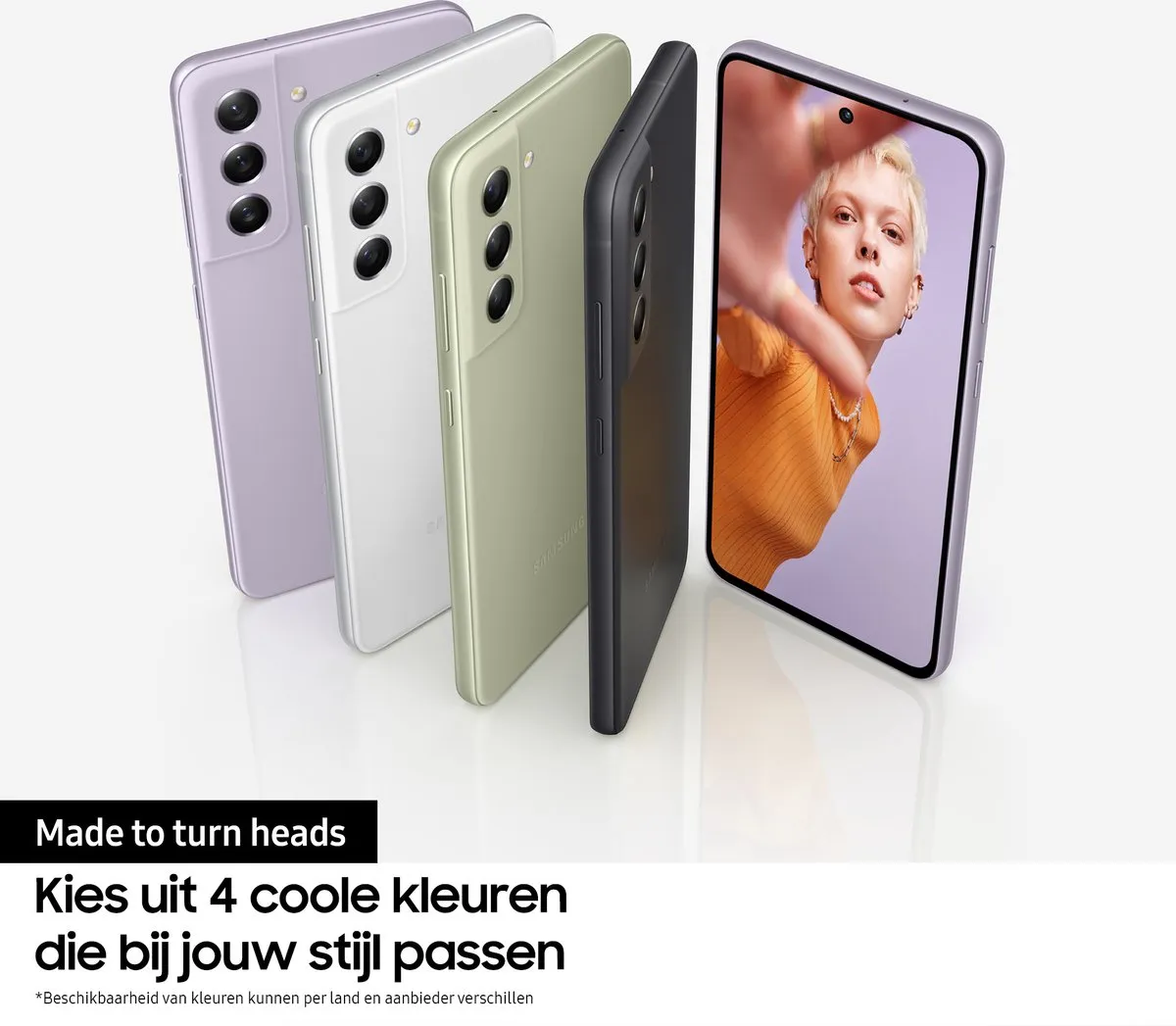 Samsung Galaxy S21 FE SM-G990BLVDEUB - 128GB - Lavender - afbeelding 6 van 6