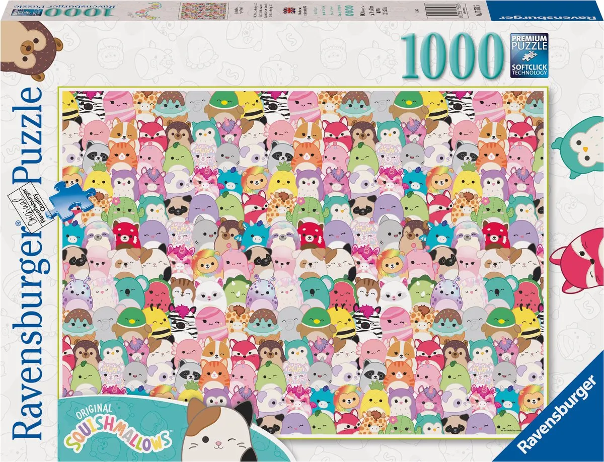 Ravensburger Squishmallows Puzzel 1000 Stuks - Multicolor - afbeelding 2 van 6