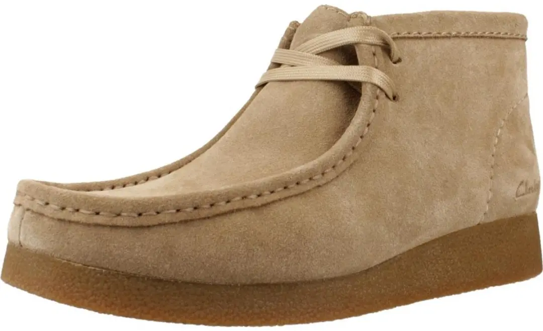 Clarks WallabeeEVOBt Dames - Suède donker zand - Maat 41.5
