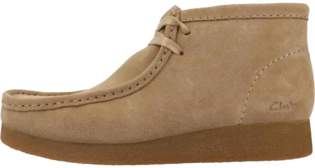 Clarks WallabeeEVOBt Dames - Suède donker zand - Maat 41.5
