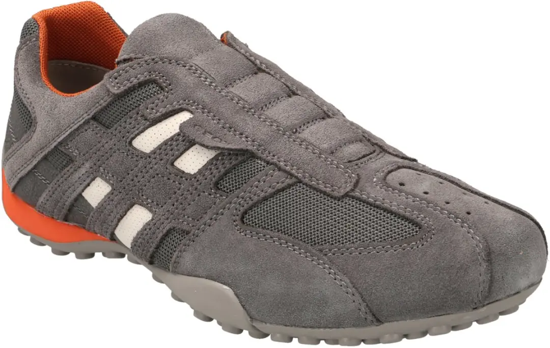 Geox U Snake L herensneaker U4207L grijs