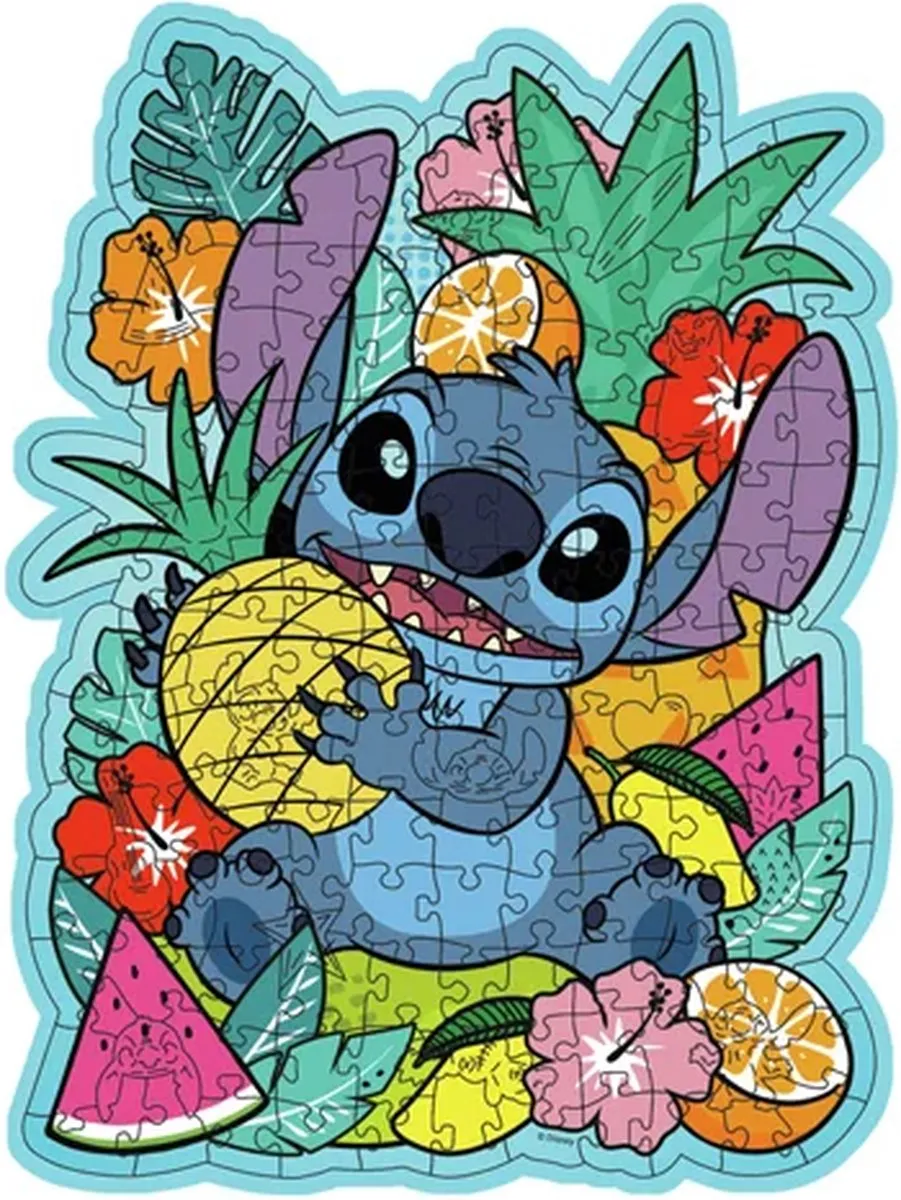 Ravensburger Disney Stitch Houten Puzzel 150 Stuks - Multicolor