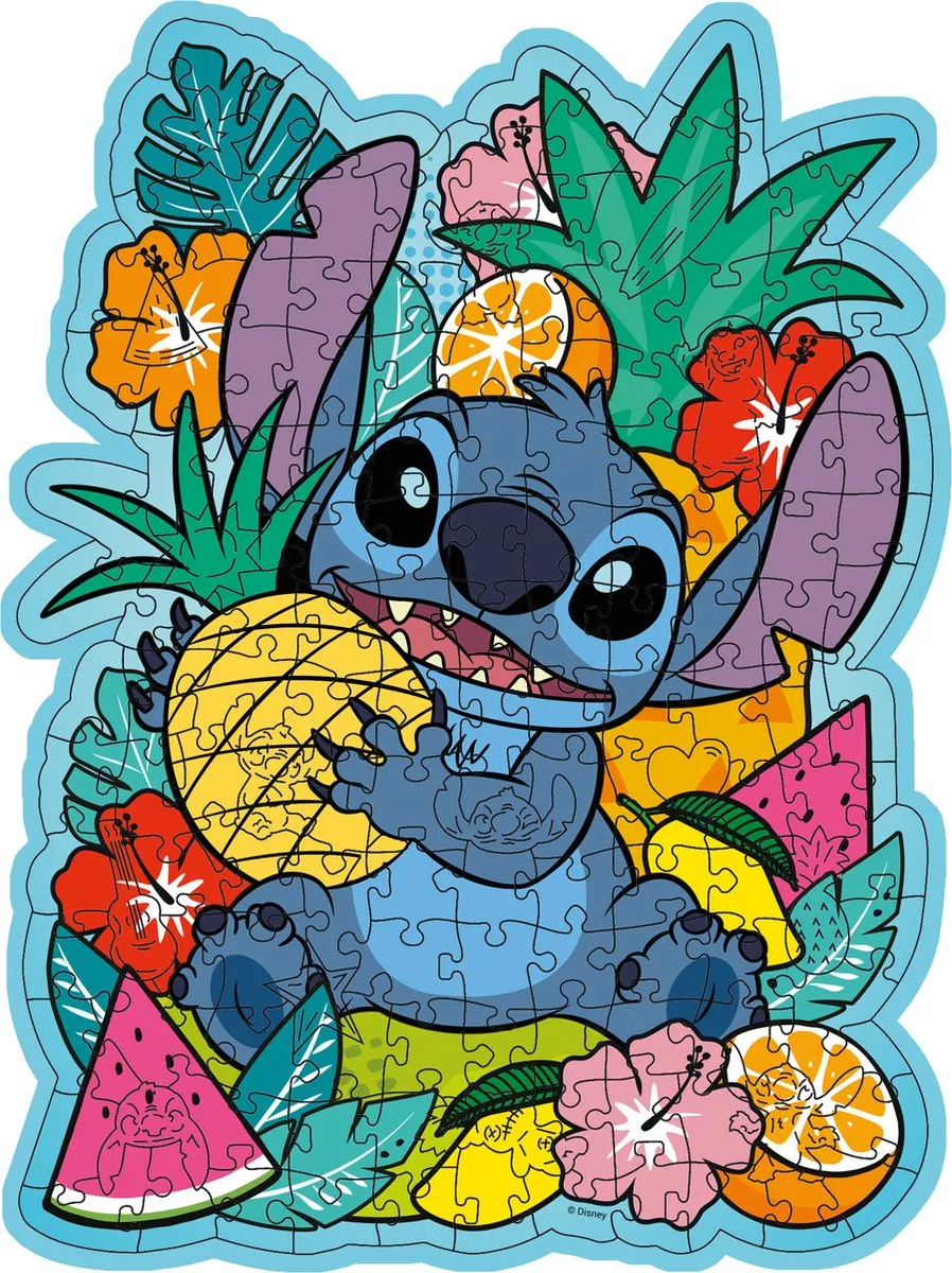 Ravensburger Disney Stitch Houten Puzzel 150 Stuks - Multicolor