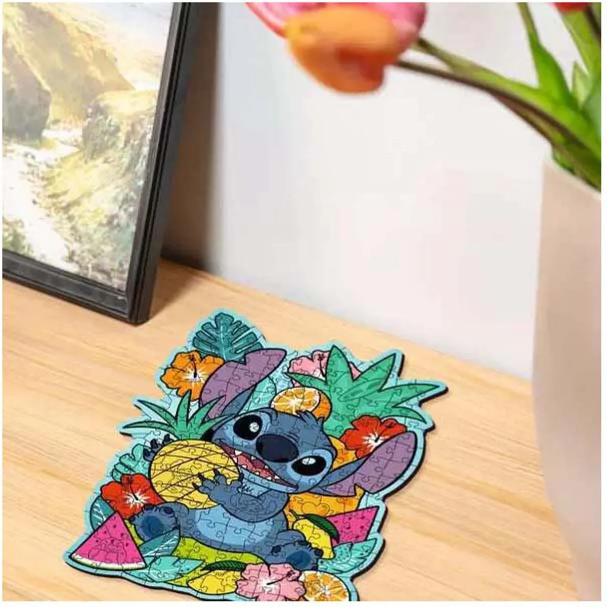 Ravensburger Disney Stitch Houten Puzzel 150 Stuks - Multicolor