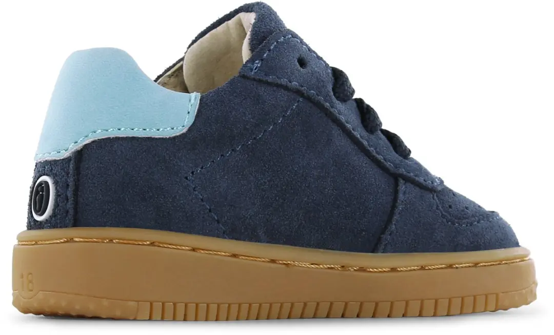 Shoesme Blauwe Suède Sneakers 23 - afbeelding 4 van 6