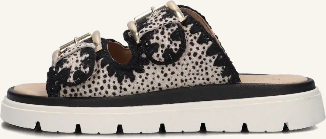 Maruti Dilan Slippers Dames - Maat 40 - Zwart - afbeelding 3 van 6
