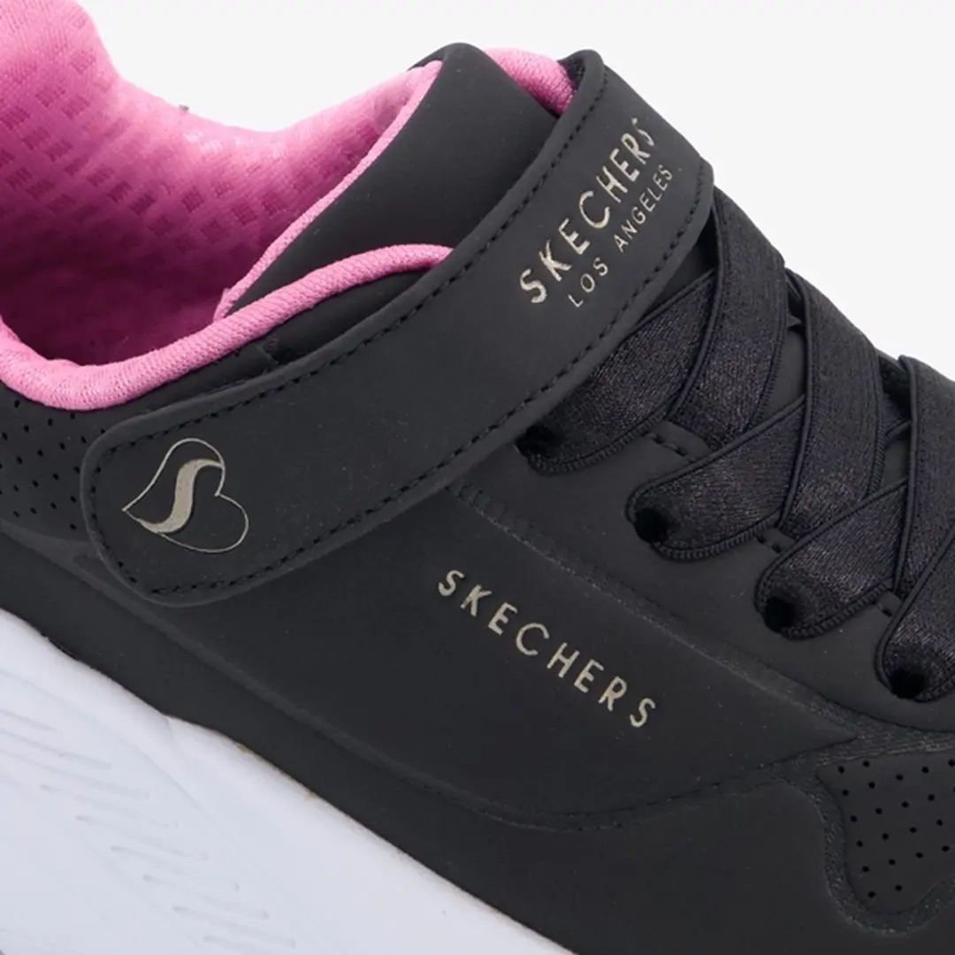 Skechers Uno Lite Sneakers - Zwart - afbeelding 5 van 6