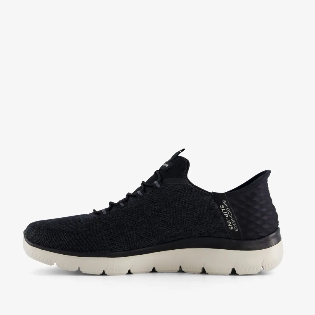 Skechers Slip-ins Summits Key Pace Heren Sneakers - 40 - Zwart/Wit - afbeelding 6 van 6