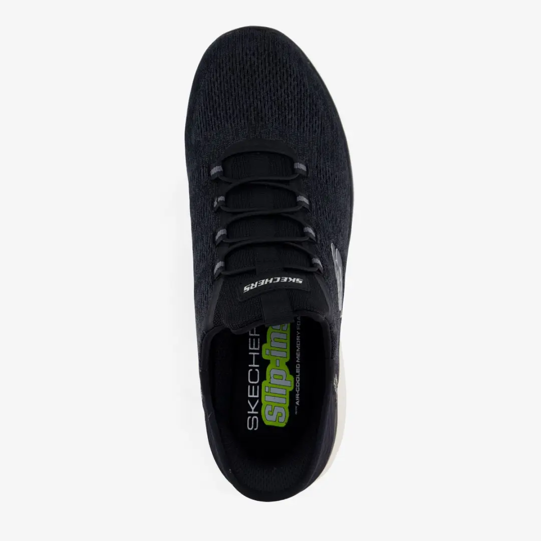 Skechers Slip-ins Summits Key Pace Heren Sneakers - 40 - Zwart/Wit - afbeelding 3 van 6