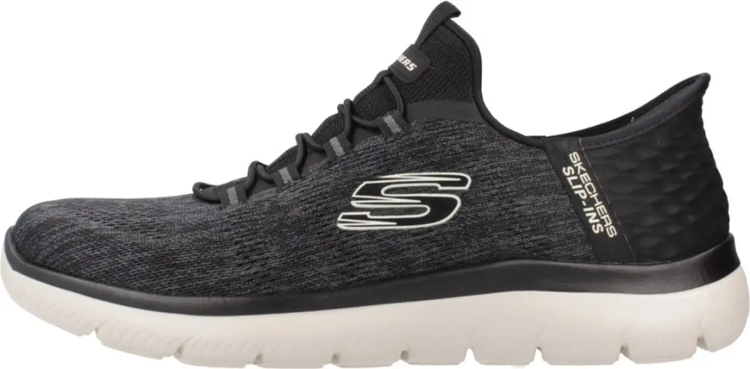 Skechers Slip-ins Summits Key Pace Heren Sneakers - 40 - Zwart/Wit - afbeelding 2 van 6