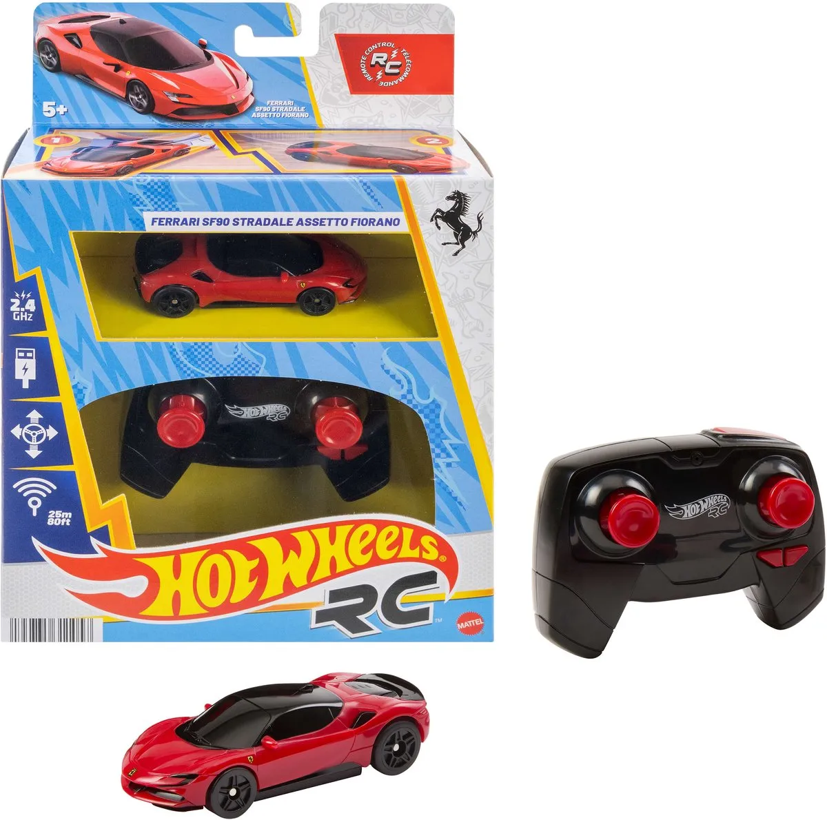 Hot Wheels Ferrari SF90 Stradale Assetto Fiorano 1:64 RC