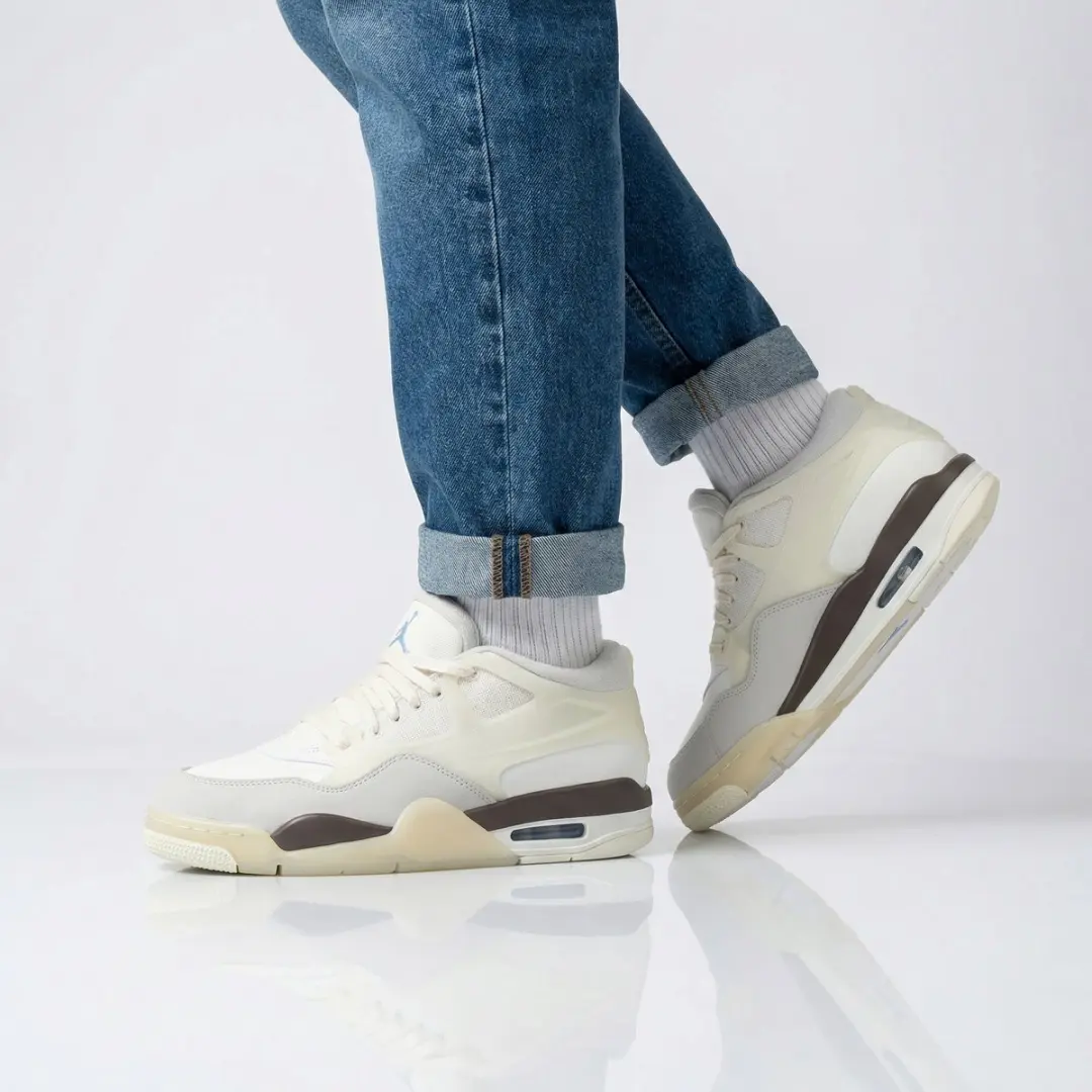 Jordan Air Jordan 4 RM IB8857-141 Heren Sneakers - Hemp - Wit - afbeelding 3 van 6