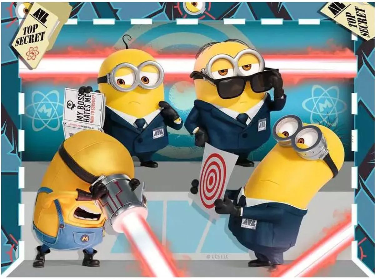 Ravensburger Despicable Me 4 4-in-1 Puzzel - 147 Stuks - Multicolor