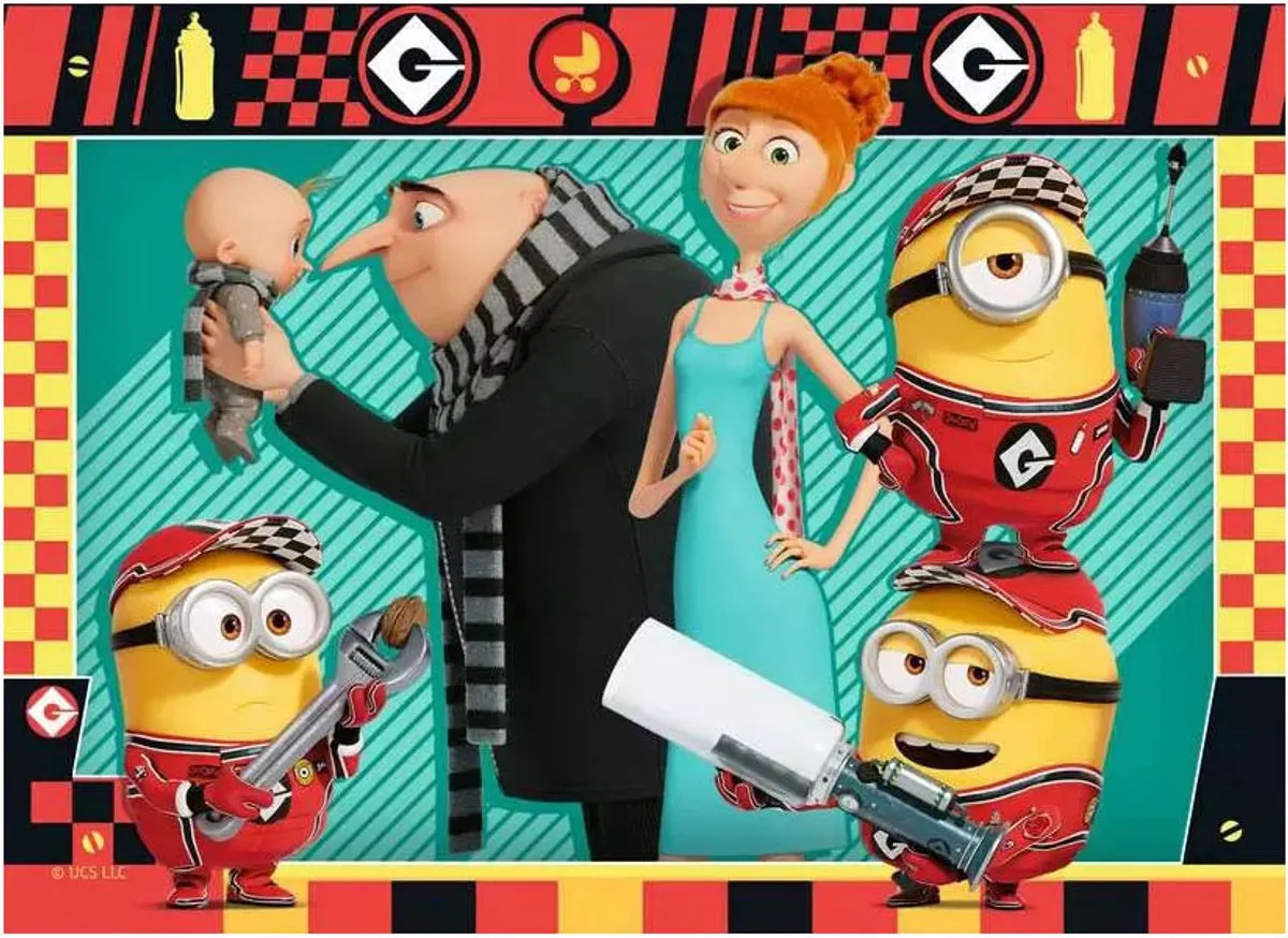 Ravensburger Despicable Me 4 4-in-1 Puzzel - 147 Stuks - Multicolor