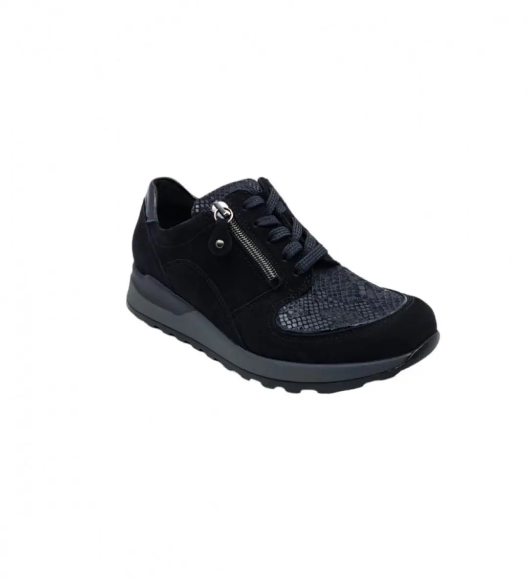 Wäldlaufer Hiroko Soft OrthoTritt H64007 Dames Veterschoenen - Zwart - afbeelding 6 van 6