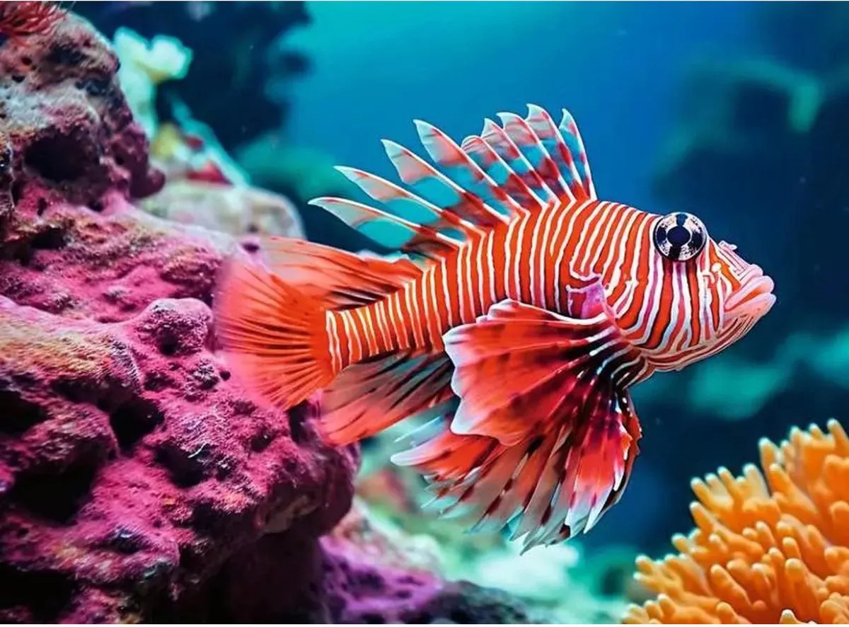 Ravensburger Red Lionfish Puzzel 500 Stuks - Meerkleurig