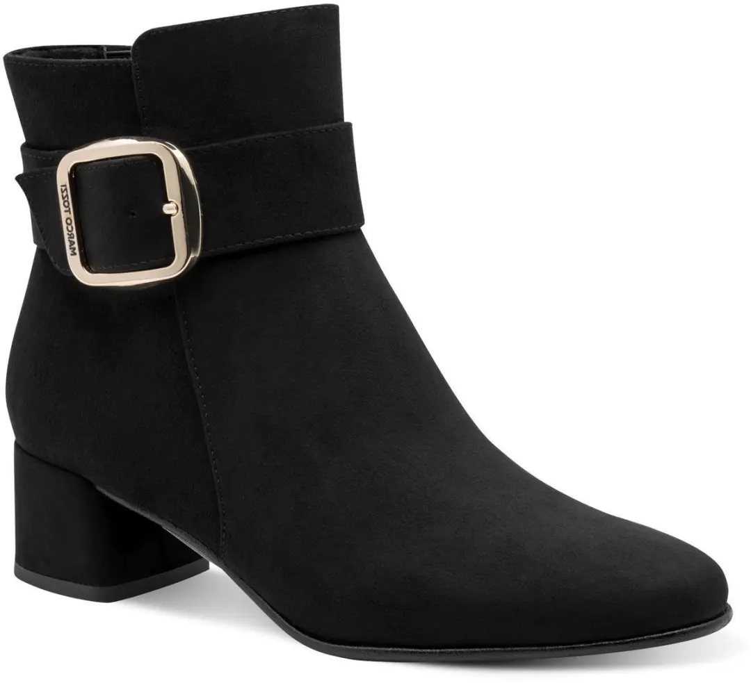 Marco Tozzi Dames Enkellaarsje 2-25339-47 001 F-breedte Maat: 38 EU