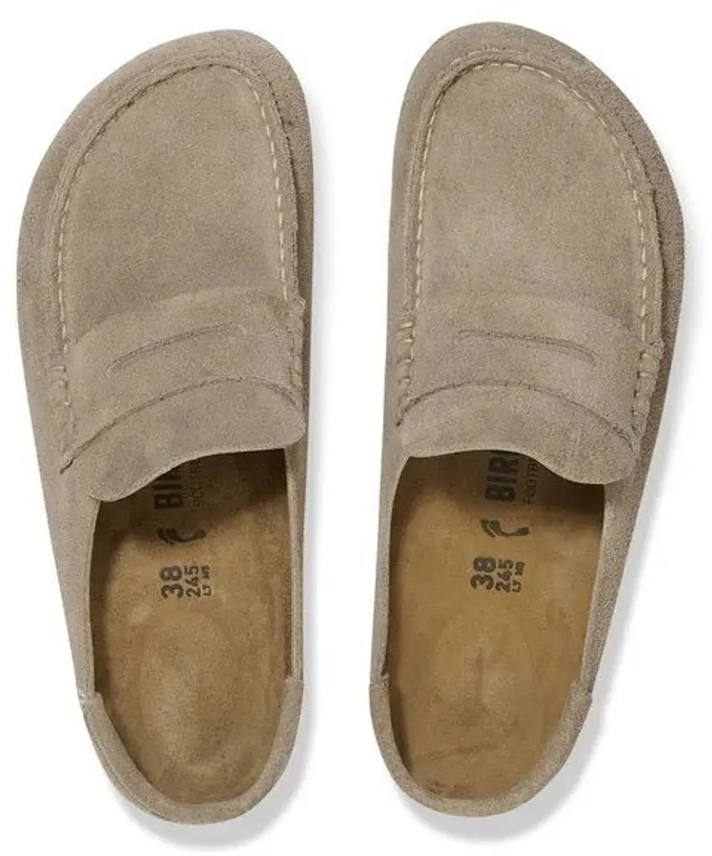 Birkenstock Naples Wrapped Dames Loafer - Taupe 38 - afbeelding 2 van 6