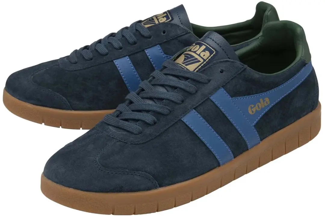 Gola Hurricane CMB046 Trainers - Navy/Sapphire/Evergreen - Maat 43 - afbeelding 5 van 6