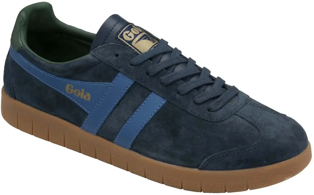 Gola Hurricane CMB046 Trainers - Navy/Sapphire/Evergreen - Maat 43 - afbeelding 3 van 6