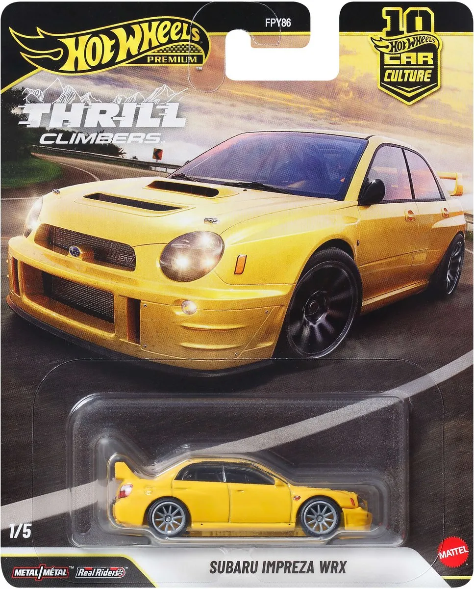 Hot Wheels Premium Car Culture Subaru Impreza WRX JKF21